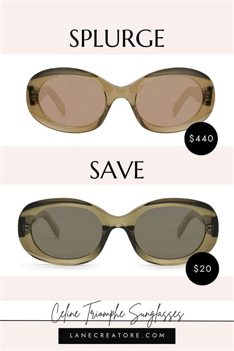 celine triomphe sunglasses look alike|5 Best Celine Sunglasses Dupes From Amazon! .